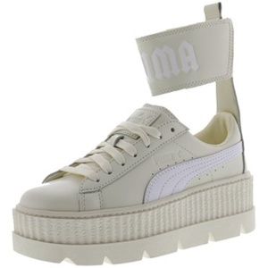 Puma Women's Fenty X Ankle Strap Sneaker Vanilla